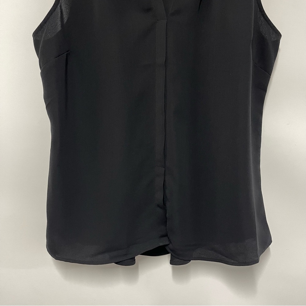 NIC + ZOE Black Day to Night Sleeveless Blouse - XL - Picture 8 of 13